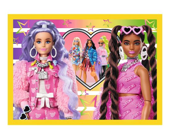 Mattel TREFL BARBIE Комплект пазлов 4в1