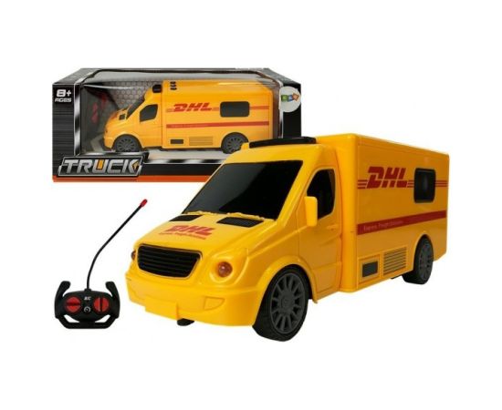 Kravas furgons DHL ar pulti 18963 Радиоуправляемые Игрушки