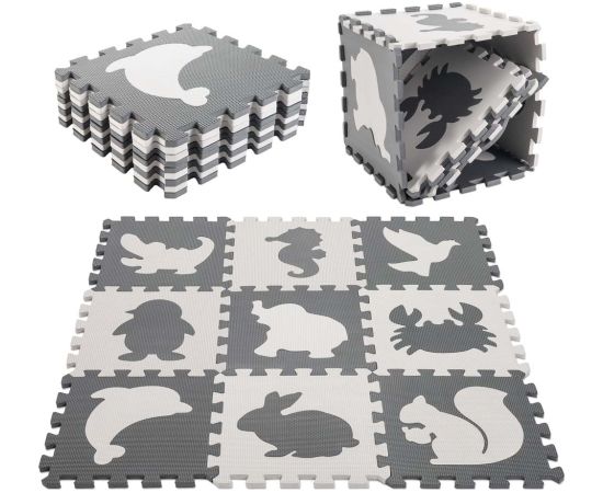 Paklājiņš-puzle 9 el. KX5207/1 [A] Attīstošie paklājiņi