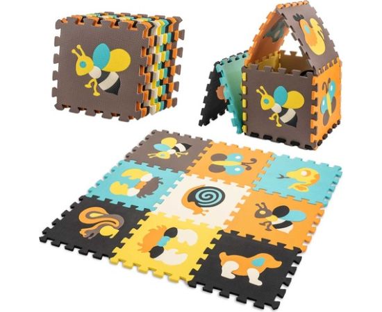 Paklājiņš-puzle 9 el. ANIMALS KX5208/01 Развивающие коврики
