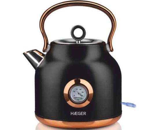 Haeger EK-22B.024A Art Deco Elektriskā tējkanna ar termometru 1.7L 2200W