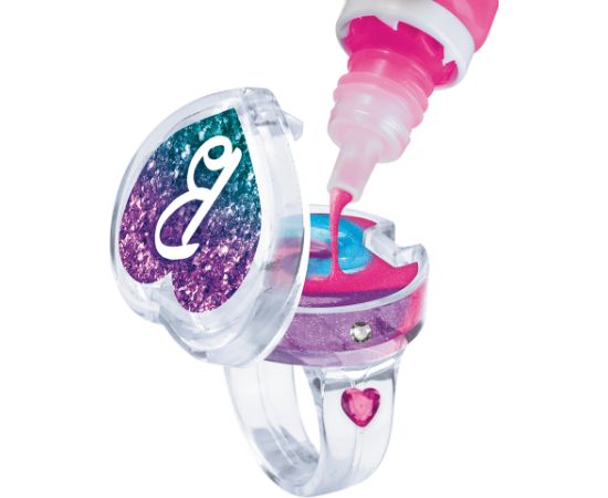 Mattel BARBIE Комплект для макияжа "Sparkling Sweet Heart Lip Gloss Lockets"