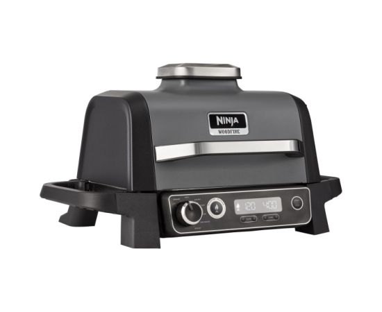 Ninja Woodfire OG701EU Electric BBQ Grill &amp; Smoker, 2400 W, Black