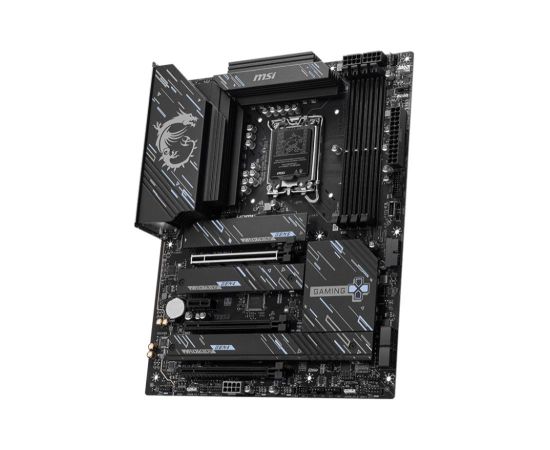 Mainboard MSI Intel Z890 LGA1851 ATX Memory DDR4 Memory slots 4 1xPCI-Express 4.0 1x 2xPCI-Express 4.0 4x	 1xPCI-Express 5.0 16x 4xM.2 1xHDMI 1xDisplayPort 4xUSB 2.0 3xUSB 3.2 1xUSB-C 1xUSB-C w/Thunderbolt 1xPS/2 1xRJ45 3xAudio port Z890GAMINGPLUSWIFI Mātes plates