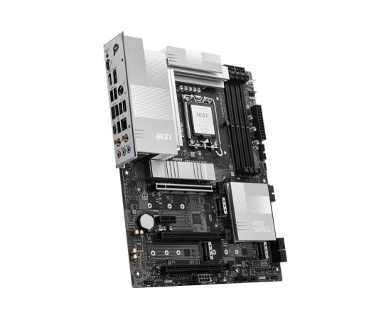 Mainboard MSI Intel Z890 LGA1851 ATX Memory DDR5 Memory slots 4 1xPCI-Express 4.0 1x 2xPCI-Express 4.0 4x	 1xPCI-Express 5.0 16x 4xM.2 1xHDMI 1xDisplayPort 4xUSB 2.0 3xUSB 3.2 1xUSB-C 1xUSB-C w/Thunderbolt 1xPS/2 1xRJ45 3xAudio port PROZ890-PWIFI Mātes plates