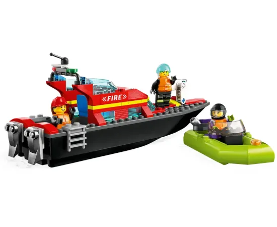 LEGO City Ugunsdzēsēju-glābēju kuģis (60373)
