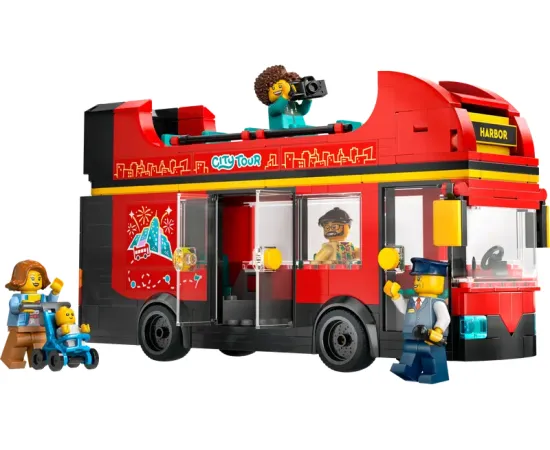 LEGO Sarkans divstāvu ekskursiju autobuss (60407)