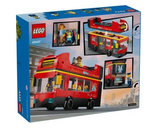 LEGO Sarkans divstāvu ekskursiju autobuss (60407)