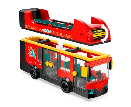 LEGO Sarkans divstāvu ekskursiju autobuss (60407)