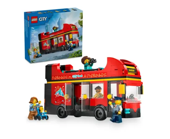 LEGO Sarkans divstāvu ekskursiju autobuss (60407)