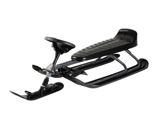 STIGA Snowracer King Size GT Sled for Adults Grey/Black
