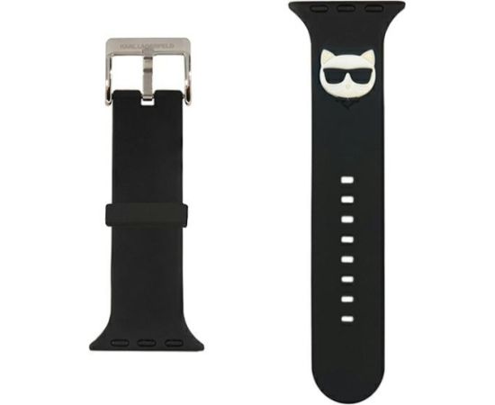 Karl Lagerfeld Choupette Head ремешок для часов Apple Watch 38mm | 40mm | 41mm черный