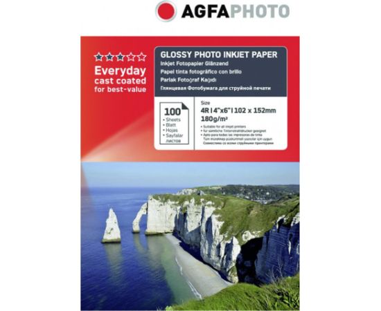 Agfaphoto photo paper 10x15 Glossy 180g 100 sheets