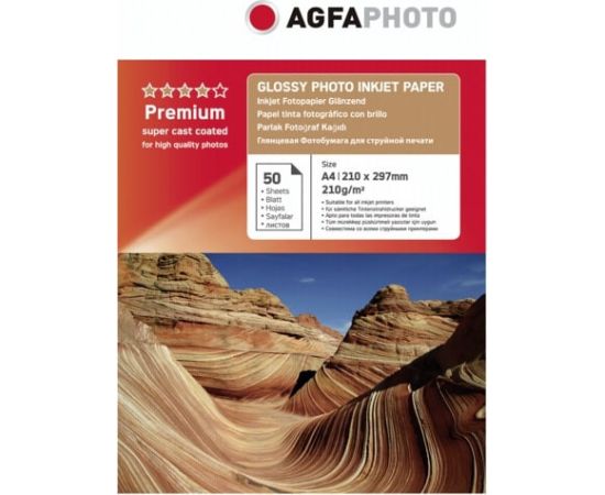 Agfaphoto photo paper A4 Photo Glossy 210g 50 sheets