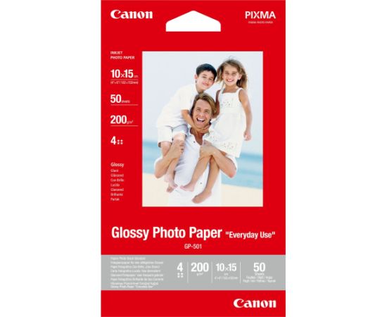 Canon фото бумага GP-501 10x15 Glossy 200 г 50 листов