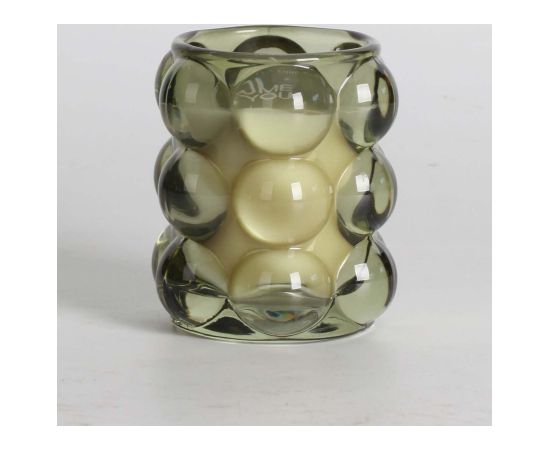 Aromatiska svece stikla NATURE GREEN H9,2cm, Tranquil Summer
