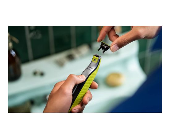 PHILIPS QP2734/23 OneBlade 360 skuveklis sejai, zaļš un pelēks Skuvekļi vīriešiem
