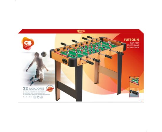 Galda spēle Koka galda futbols 91x46x65 cm 5+ CB85333