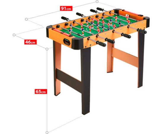 Galda spēle Koka galda futbols 91x46x65 cm 5+ CB85333