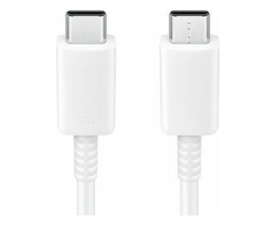 Samsung EP-DN975BWE 45W USB-C до USB-C Супер Быстрый 5A Кабель данных и Заряда Белый 1м (OEM)