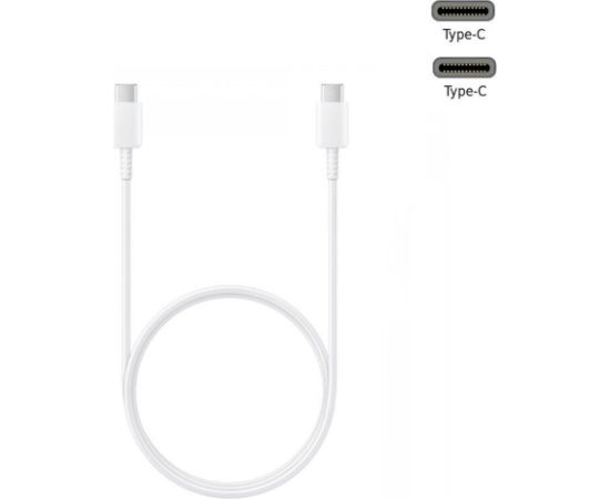 Samsung EP-DN975BWE 45W USB-C до USB-C Супер Быстрый 5A Кабель данных и Заряда Белый 1м (OEM)