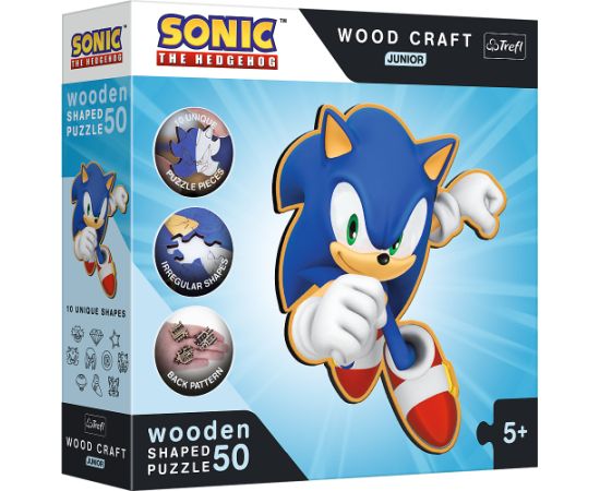 TREFL SONIC Пазл из дерева Соник 50 шт.