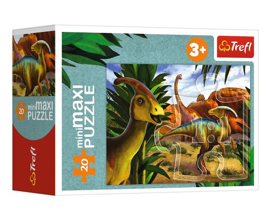 TREFL Mini Maxi puzle Dinozauri, 20 gab.