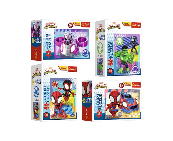 TREFL SPIDER-MAN Mini Maxi puzle Spidey, 20 gab. Puzles TREFL SPIDER-MAN Mini Maxi puzle Spidey, 20 gab. Puzles