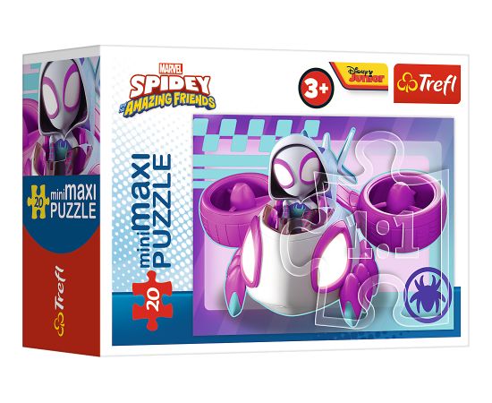 TREFL SPIDER-MAN Mini Maxi puzle Spidey, 20 gab. Puzles TREFL SPIDER-MAN Mini Maxi puzle Spidey, 20 gab. Puzles