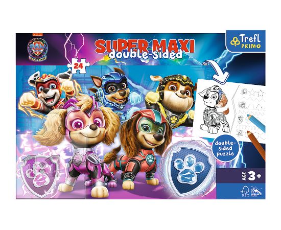 TREFL PAW PATROL Super Maxi puzle, 24 gab.