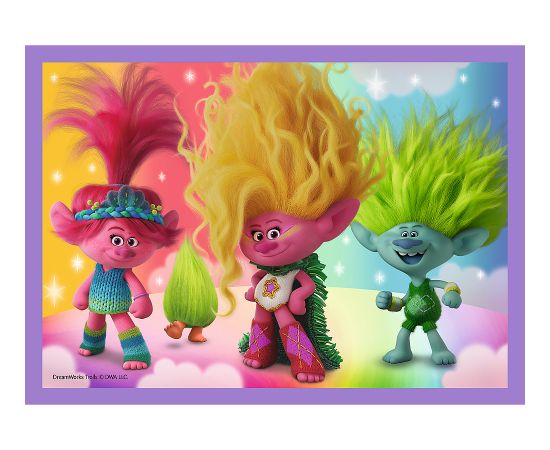 TREFL TROLLS Комплект пазлов "Тролли 3" 4в1