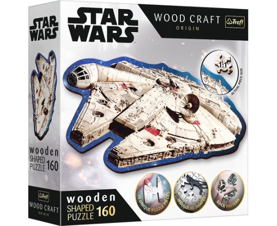 TREFL STAR WARS Пазл из дерева Тысячелетний сокол 160 шт.