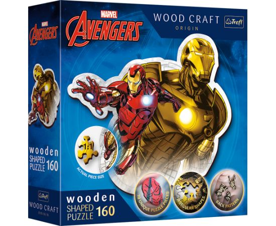 TREFL AVENGERS Пазл из дерева Железный человек 160 шт.