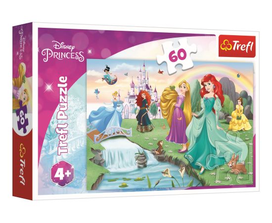TREFL DISNEY PRINCESS Puzle Princeses, 60 gab.