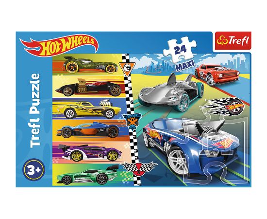 TREFL HOT WHEELS Puzle, 24 gab.