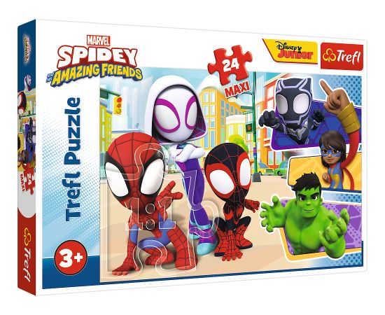 TREFL SPIDER-MAN Puzle Spidey, 24 gab.