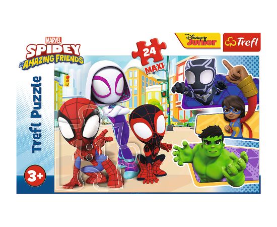 TREFL SPIDER-MAN Puzle Spidey, 24 gab.