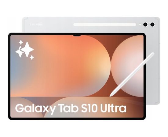 Samsung Galaxy Tab S10 Ultra 5G 14.6" SM-X926 12/512GB Platinum Silver Planšetdators