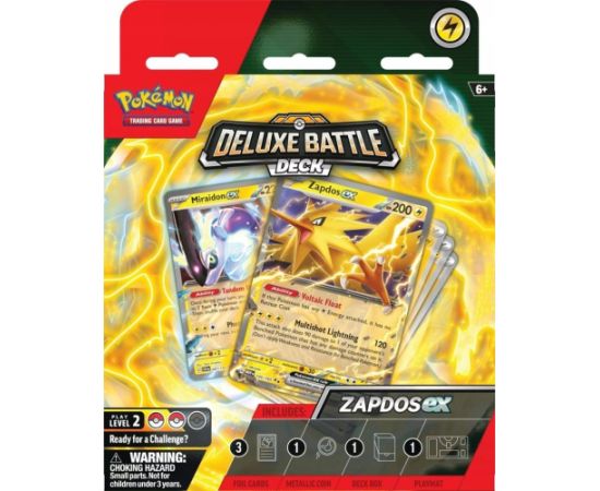 Pokemon Karty Deluxe Battle Deck Zapdos ex