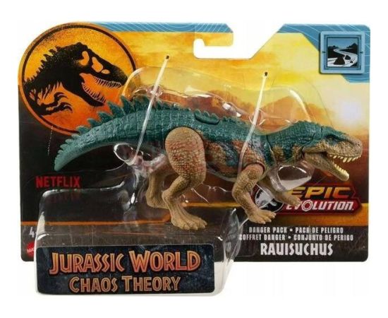 Mattel Jurassic World Epic Evolution: Chaos Theory Danger Pack - Rauisuchus Action Figure (HTK57) Фигурки и герои