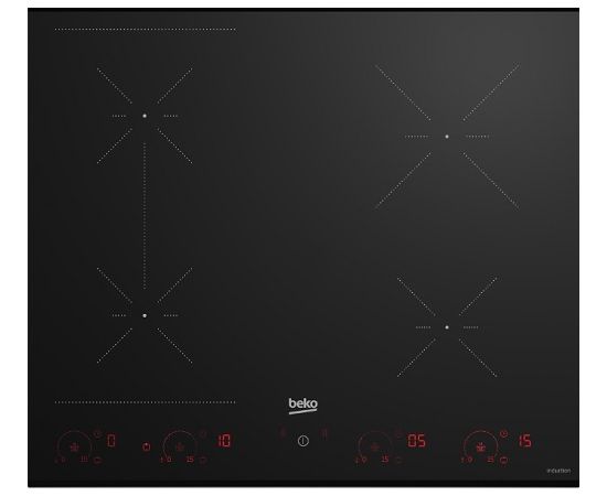 Beko HII64822SUFT indukcijas plīts virsma, 60cm, IndyFlex