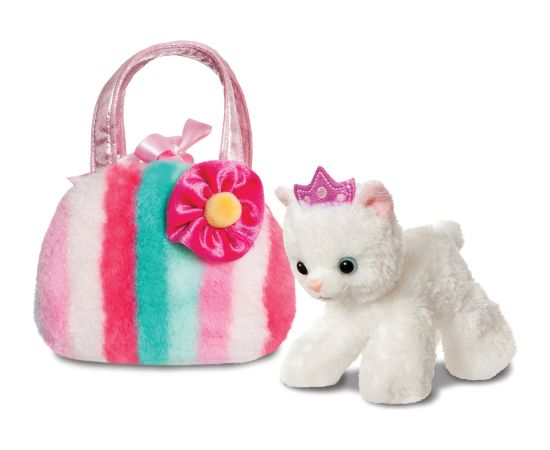AURORA Fancy Pals Mīkstā rotaļlieta Cat in a bag, 20 cm