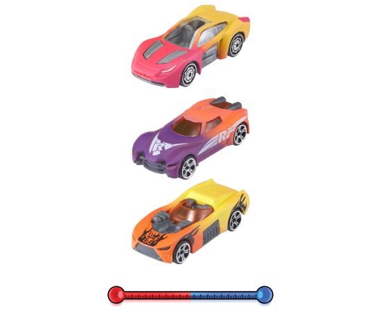 TEAMSTERZ Colour Change комплект из 3-х моделек автомобиля, 7,5 см