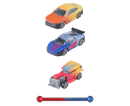 TEAMSTERZ Colour Change комплект из 3-х моделек автомобиля, 7,5 см