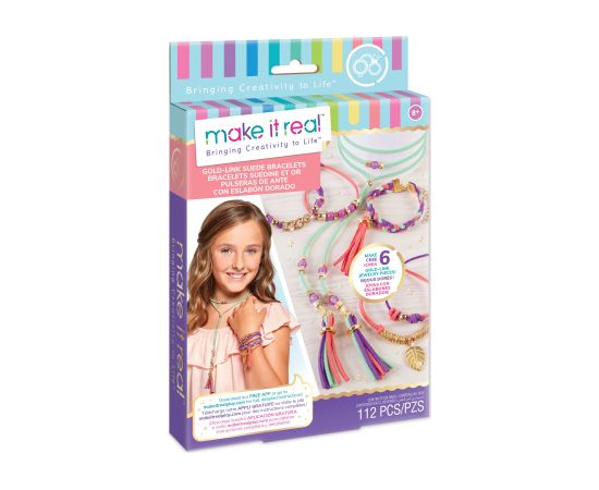 MAKE IT REAL Набор для изготовления замшевых браслетов