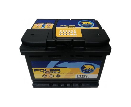 60Ah 600A  AKUMULATORS BAREN EFB TR600 242x175x190-+ Akumulatori