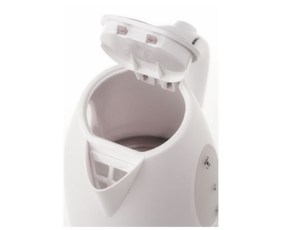 Adler AD 1207 Standard kettle, Plastic, White, 2000 W, 1.5 L, 360° rotational base