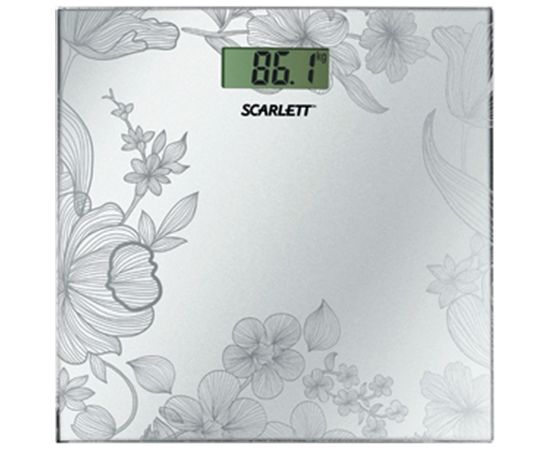 Scarlett Bathroom scale SC-215 Maximum weight (capacity) 180 kg, Accuracy 100 g, Multiple user(s), Silver