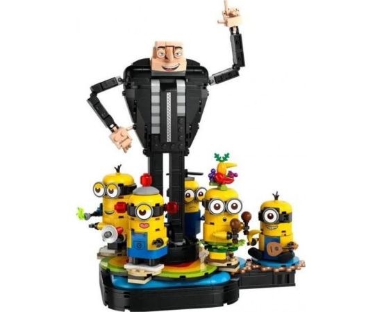 LEGO Minions Gru un Minions izgatavoti no LEGO klucīšiem (75582)