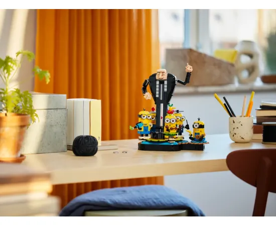 LEGO Minions Gru un Minions izgatavoti no LEGO klucīšiem (75582)